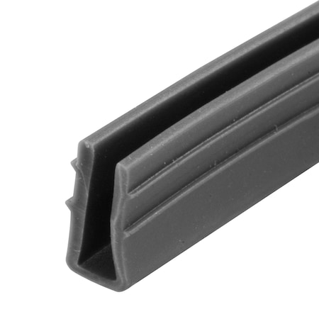 Prime-Line 7738 0.18 in. x 200 ft. Gray Vinyl Glass Glazing Channel 1 Roll, PK200 P 7738